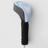 Er is geen man zoals de sneeuwman golfheadcover (Schuin)