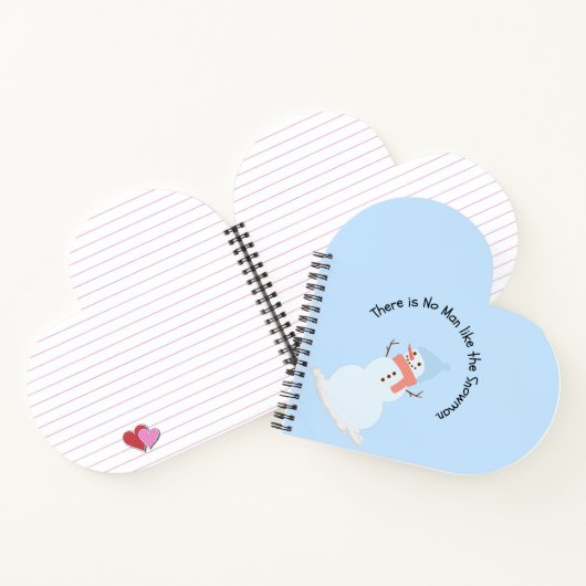 Er is geen man zoals de sneeuwman notitieboek (Binnen)