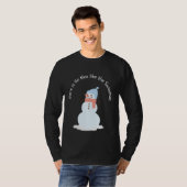 Er is geen man zoals de sneeuwman t-shirt (Voorkant volledig)