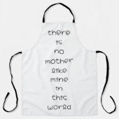 Er is geen moeder zoals de mijne in deze wereld schort (Voorkant)