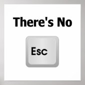 Er is geen ontsnapping poster (Voorkant)