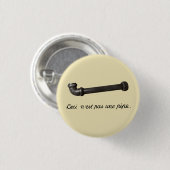 Er is geen pijp ronde button 3,2 cm (Voorkant /achterkant)