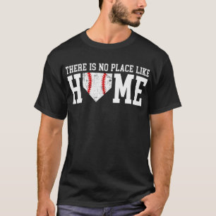 Er Is Geen Plaats Als Thuis Boys Honkbal T-shirt