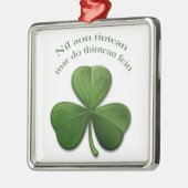 Er is geen plaats als thuis metalen ornament (Links)