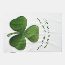 Er is geen plaats als thuis theedoek