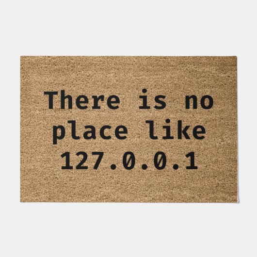 Er is geen plaats zoals 127.0.0.1 deurmat (Voorkant)