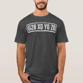 Er is geen plaats zoals G28 CNC-machine T-shirt (Voorkant)