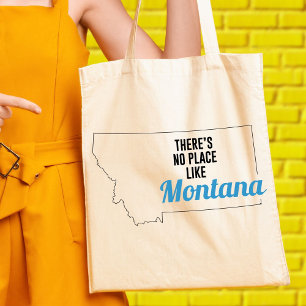 Er is geen plaats zoals Montana, Canvas tas, mam G Tote Bag