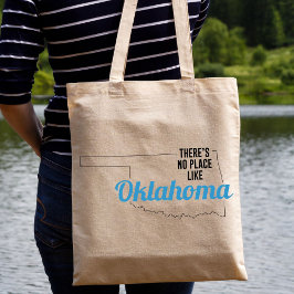 Er is geen plaats zoals Oklahoma Canvas tas, mam G Tote Bag