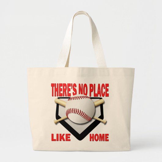 ER IS GEEN PLAATS ZOALS THUIS GROTE TOTE BAG (Voorkant)