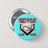 ER IS GEEN PLAATS ZOALS THUIS RONDE BUTTON 5,7 CM (Voorkant /achterkant)