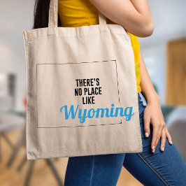 Er is geen plaats zoals Wyoming, Canvas tas, mam G Tote Bag