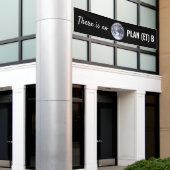 Er is geen plan B, klimaatverandering Spandoek (Buitenkant Gebouw)