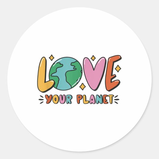 Er is geen plan B voor klimaatbescherming Ronde Sticker (Voorkant)