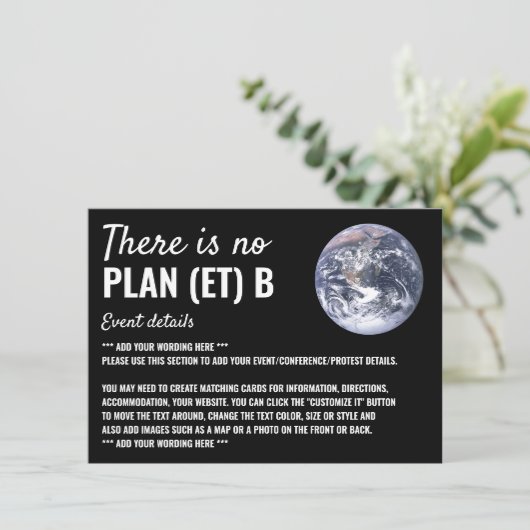 Er is geen plan (ET) B, Klimaatverandering Detail Informatiekaartje (Staand voorkant)