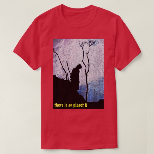 er is geen planeet b 3 t-shirt (Design voorkant)