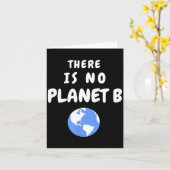 Er is geen planeet B _4 Kaart (Gele Bloem)