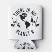 Er is geen planeet B Aarde Blikjeskoeler (Achterkant)