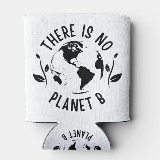 Er is geen planeet B Aarde Blikjeskoeler (Achterkant)