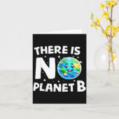 Er Is Geen Planeet B Aarde Klimaat Bewustzijn Kaart (Gele Bloem)