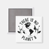 Er is geen planeet B Aarde Magneet (Voorkant / Achterkant)