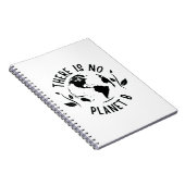 Er is geen planeet B Aarde Notitieboek (Rechterzijde)