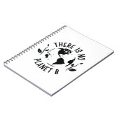 Er is geen planeet B Aarde Notitieboek (Linkerzijde)