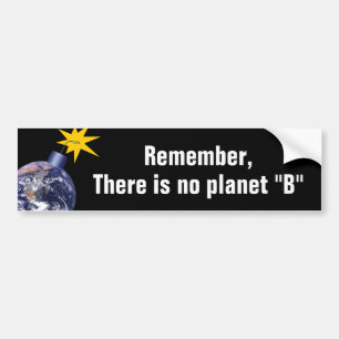 Er is geen planeet B - anti Trump klimaatveranderi Bumpersticker