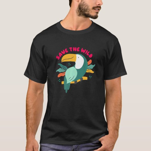 Er is geen planeet B behalve de wilde dieren T-shirt (Voorkant)