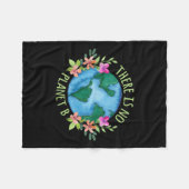Er is geen planeet B behalve Moeder Aarde Liefde Fleece Deken (Voorkant (Horizontaal))