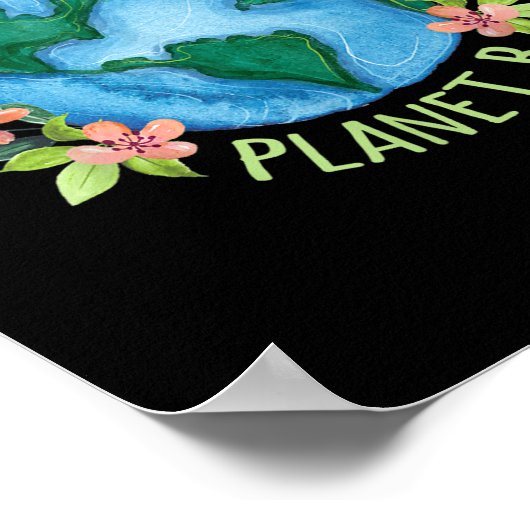 Er is geen planeet B behalve Moeder Aarde Liefde Poster (Hoek)