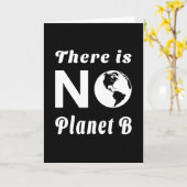Er is geen planeet B Bescherm de wereld Aardedag B Kaart (Gele Bloem)