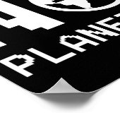 Er Is Geen Planeet B Bewustzijn Milieuactivisme Poster (Hoek)