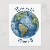 Er Is Geen Planeet B Briefkaart (Voorkant)