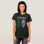 Er is geen planeet B de tijd loopt van het T-shirt (Voorkant volledig)
