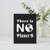 Er is geen planeet B die de Werelddag van de Aarde Briefkaart (Staand voorkant)