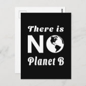 Er is geen planeet B die de Werelddag van de Aarde Briefkaart (Voorkant / Achterkant)