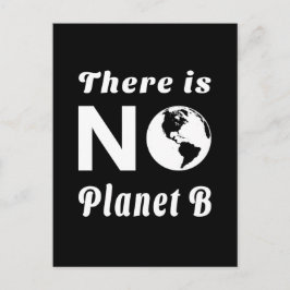 Er is geen planeet B die de Werelddag van de Aarde Briefkaart