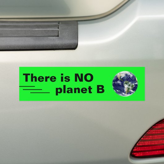 Er is GEEN planeet B /Drive & Walk - Ex. Rebellion Bumpersticker (Op auto)