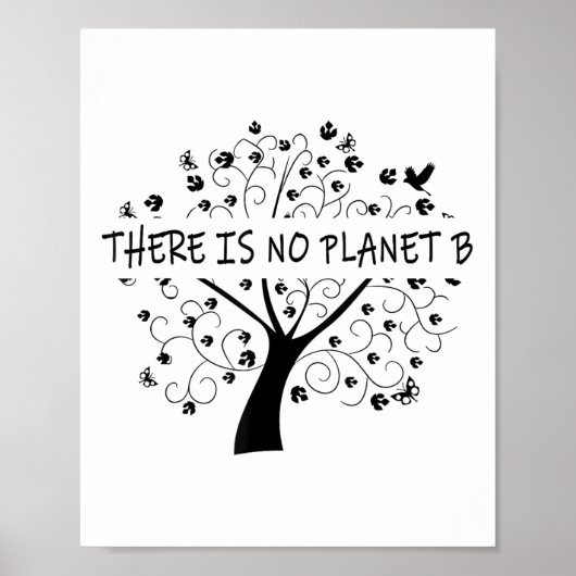 Er is geen planeet B Earth Day 1 Poster (Voorkant)