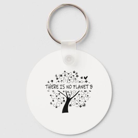 Er is geen planeet B Earth Day 1 Sleutelhanger (Voorkant)