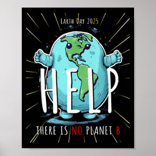 Er is geen planeet B – Earth Day 2025 Milieuvriend Poster