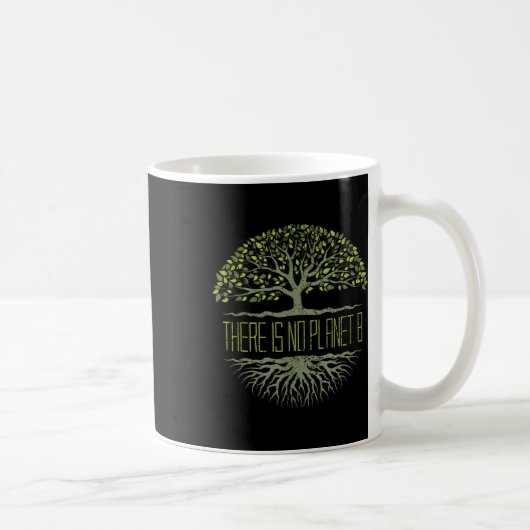 Er is geen planeet B Earth Day Koffiemok (Rechts)