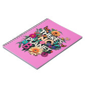 Er is geen planeet B Floral Notitieboek (Linkerzijde)