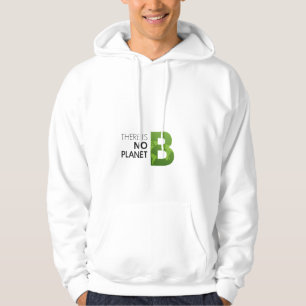 Er is geen planeet B - groene aarde typografie Hoodie