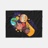 Er is geen planeet B kledingontwerp Fleece Deken (Voorkant (Horizontaal))
