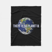 Er is geen planeet B-klimaatbescherming Fleece Deken (Voorkant)