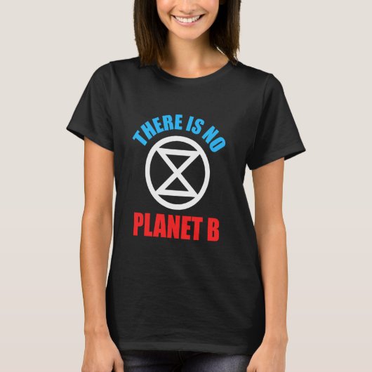 Er is geen planeet B klimaatbescherming klimaatbes T-shirt (Voorkant)