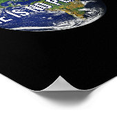 Er is geen planeet B-klimaatbescherming Poster (Hoek)
