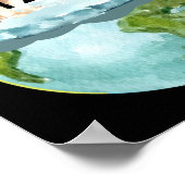 Er is geen planeet B klimaatverandering Poster (Hoek)